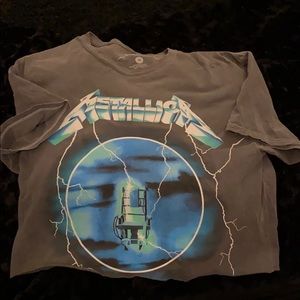 Rock Band crop top!! Metallica!!